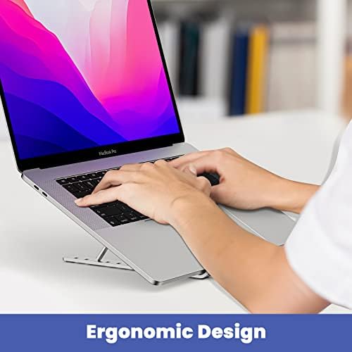AVAKOT Portable Laptop Stand Computer Stand for Laptop Ergonomic Aluminum Laptop Stand | Adjustable - Image 7