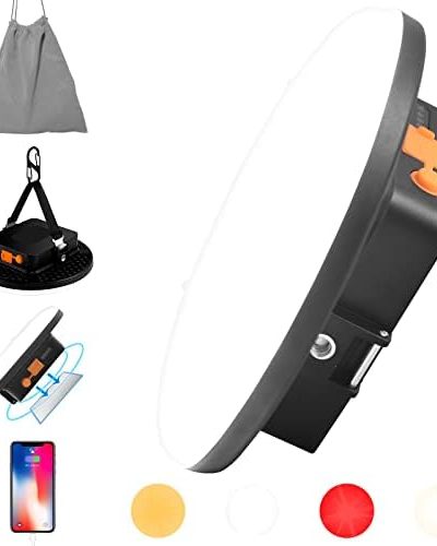 IODOO 10000mAh 4000LM Flashlight Portable LED Camping Lantern Rechargeable Light 30W with Magnet, Power Bank , IPX4 Waterproof Tent Light Power Failure Emergency Survival Kits for Snowstorm