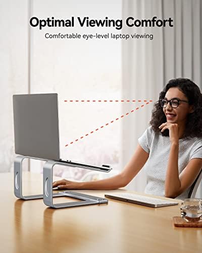 LORYERGO Laptop Stand, Ergonomic Laptop Riser Laptop Mount for Desk, Notebook Stand Compatible with - Image 2