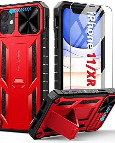 FNTCASE for iPhone 11/XR Phone Case: Rugged Shockproof Protective Cases for Apple iPhone 11 & XR